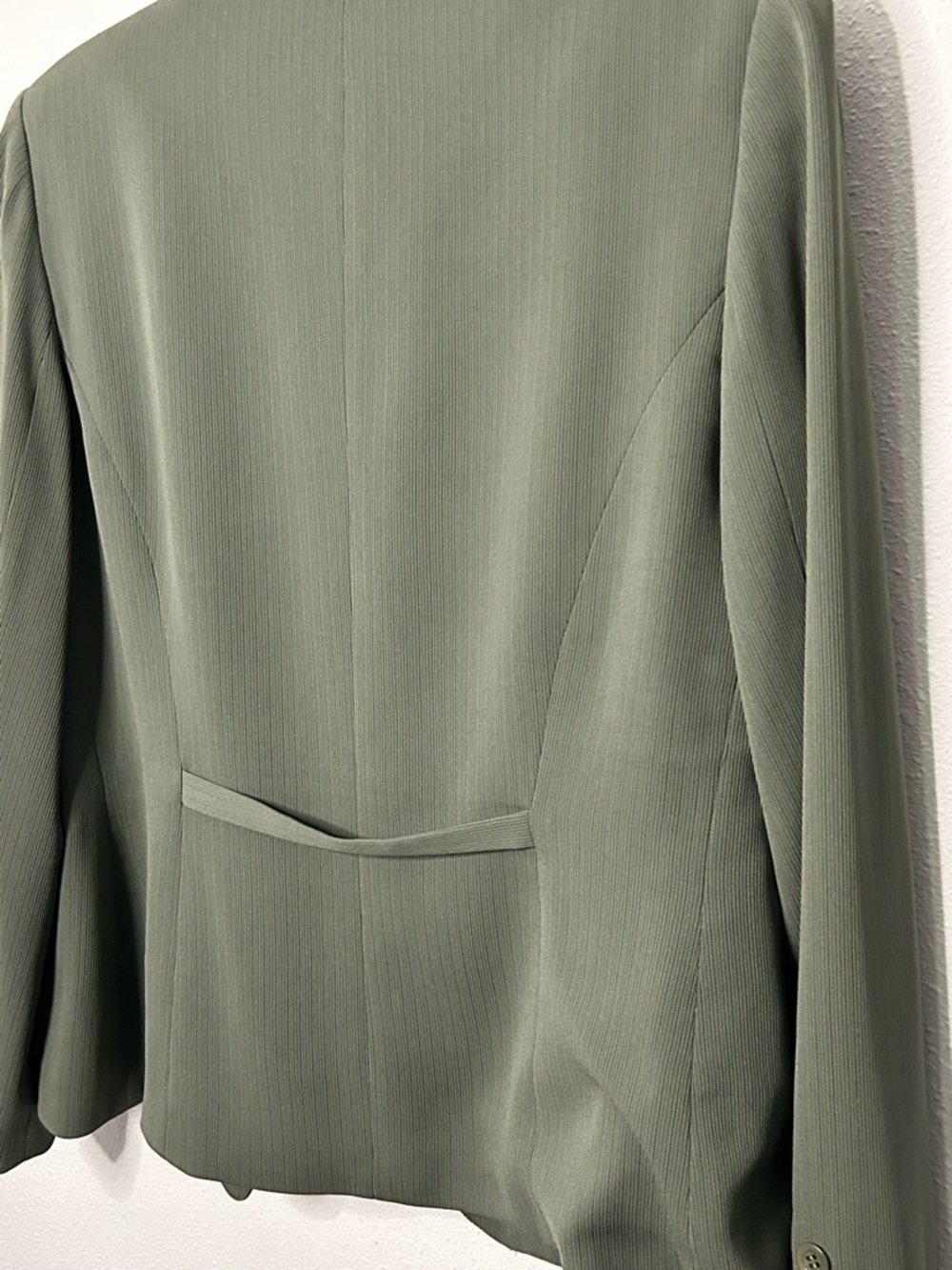 Alex Garfield Olive Ribbed Blazer - Picture 5 of 5